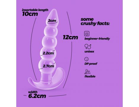 Korek analny Crushious Draco 12 cm - 9