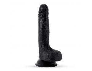 Dildo realistyczne Crushious Inviktus silikonowe czarne 19 cm