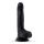 Dildo realistyczne Crushious Inviktus silikonowe czarne 19 cm
