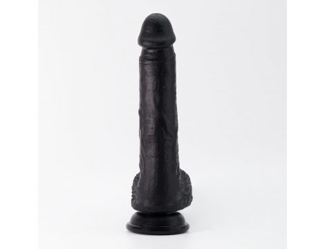Dildo realistyczne silikonowe Inviktus Crushious 22 cm czarny - 4