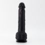 Dildo realistyczne silikonowe Inviktus Crushious 22 cm czarny - 2