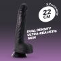 Dildo realistyczne silikonowe Inviktus Crushious 22 cm czarny - 10