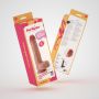 Dildo realistyczne Crushious Inviktus płynny silikon 22 cm cielisty - 10