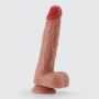 Dildo realistyczne Crushious Inviktus 9 cieliste 23 cm płynny silikon - 3
