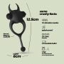 CRUSHIOUS DAEMON VIBRATING COCKRING BLACK - 12