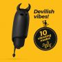 Wibrator mini Crushious O Pet Devil czarny 10 trybów 9 2 cm - 11