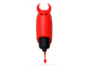 CRUSHIOUS O-PET DEVIL WITH 10 VIBRATION BULLET RED