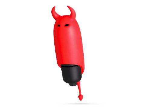 CRUSHIOUS O-PET DEVIL WITH 10 VIBRATION BULLET RED - 3