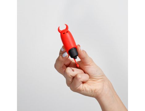 CRUSHIOUS O-PET DEVIL WITH 10 VIBRATION BULLET RED - 7