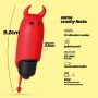CRUSHIOUS O-PET DEVIL WITH 10 VIBRATION BULLET RED - 5