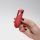 Mini wibrator Crushious Blinders ładowany czerwony silikonowy 10 cm