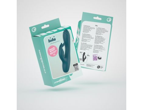 Wibrator króliczek Crushious Lola mini silikonowy 14,5 cm - 8