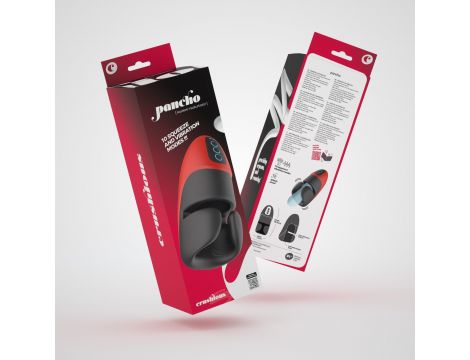 Masturbator wibrujący Pancho Crushious z zaciskiem 16,5 cm - 8