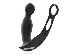 Masażer prostaty Crushious Flamma z pilotem 16 cm