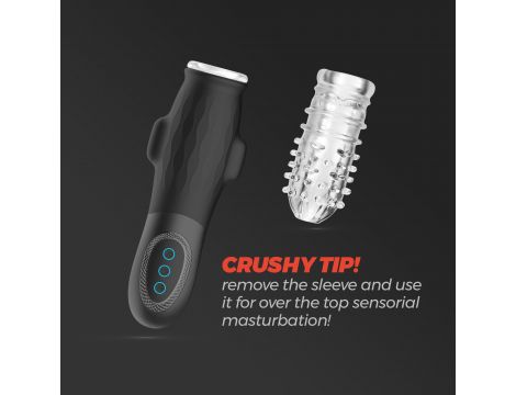 CRUSHIOUS GARGANTUA MASTURBATOR WITH REMOVABLE SLEEVE, SUCTION AND FREE LUBRICANT - 8