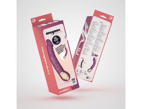 CRUSHIOUS MAGNUS BEND FLEXIBLE VIBRATOR PURPLE - 7