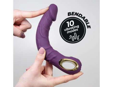 CRUSHIOUS MAGNUS BEND FLEXIBLE VIBRATOR PURPLE - 8