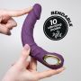 CRUSHIOUS MAGNUS BEND FLEXIBLE VIBRATOR PURPLE - 9