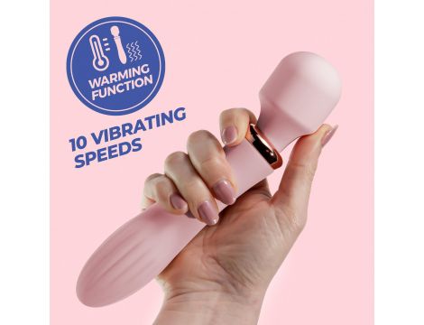 Masażer wibracyjny Crushious Jinx z grzaniem 21 cm - 3