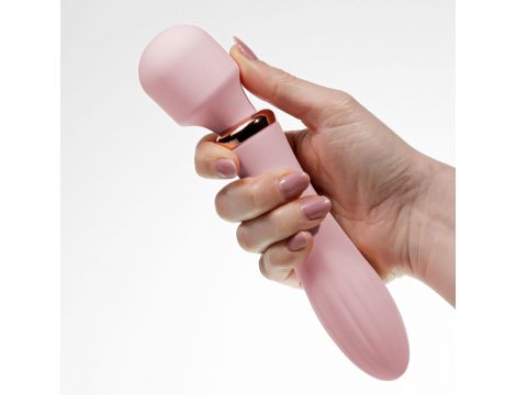 Masażer wibracyjny Crushious Jinx z grzaniem 21 cm - 8