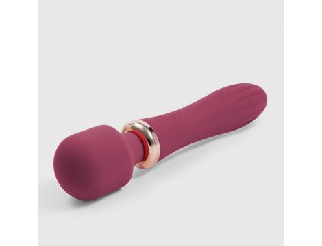 Masażer wibracyjny Jinx Crushious czerwone wino 21 cm - 3