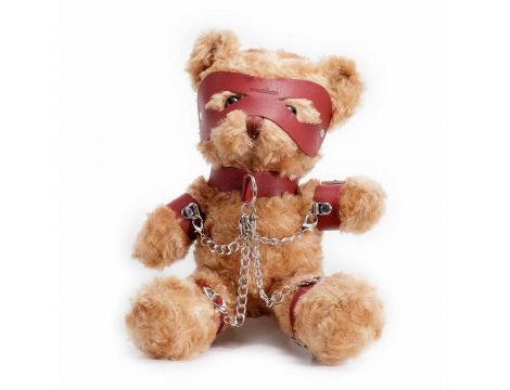Miś bondage Crushito Crushious czerwony 31 cm - 5