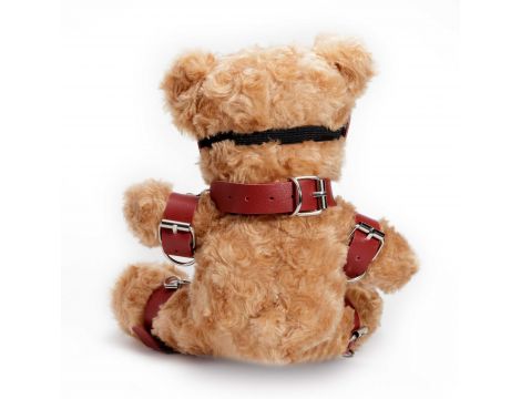 Miś bondage Crushito Crushious czerwony 31 cm - 4