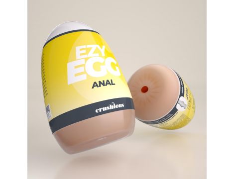 Masturbator analny Crushious Ezy Egg 8,7 cm - 10