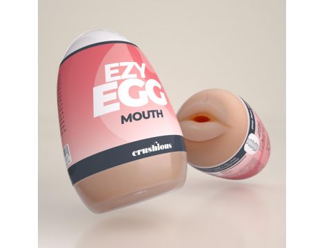 Masturbator jajko Crushious Ezy Egg oralny 8,7 cm - 8