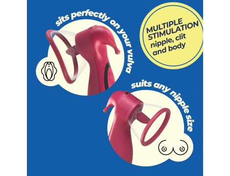 Stymulator ssący Crushious Saci silikonowy USB 17,7 cm - 7