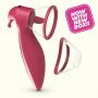 Stymulator ssący Crushious Saci silikonowy USB 17,7 cm - 3