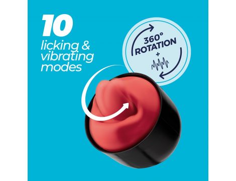 Masturbator rotacyjny Crushious Slurpy 2 w 1 USB 22 cm - 5
