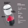 Masturbator rotacyjny Crushious Slurpy 2 w 1 USB 22 cm - 9