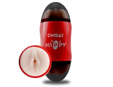 Masturbator Happy Cup usta i pochwa z wibracją MX - 3