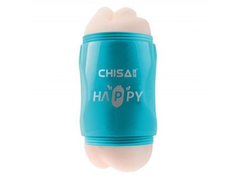 Realistyczny masturbator usta pośladki z wibracją Happy Cup MX - 2