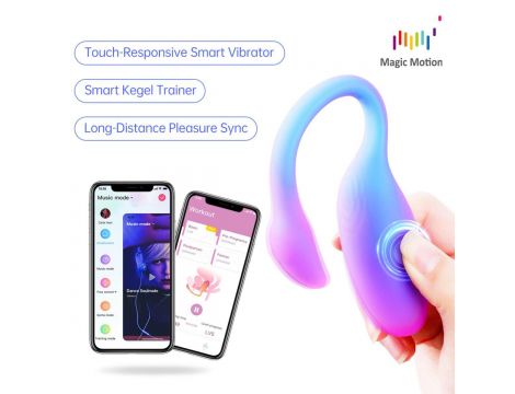 Wibrator noszony Magic Motion Flamingo Max niebieski z aplikacją - 13