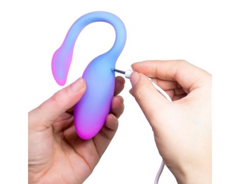 Wibrator noszony Magic Motion Flamingo Max niebieski z aplikacją - 18