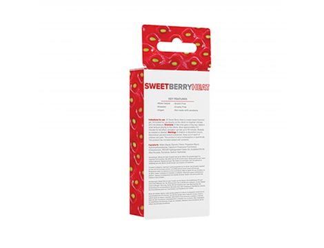 Żel JO Sweet Berry Heat truskawkowy 10 ml - 3