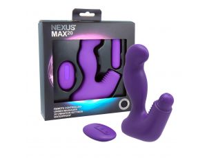 Nexus - Max 20 Remote Control Unisex Massager Purple