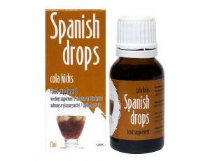 Energetyzujące krople Spanish Drops Cola Kicks smak coli Cobeco