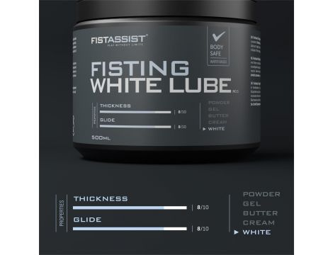 Gęsty biały lubrykant do fistingu Fist Assist Cobeco 500ml - 3