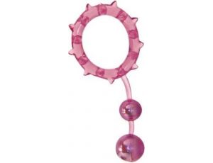 Pierścień- Ball Banger Cockring 2 Balls
