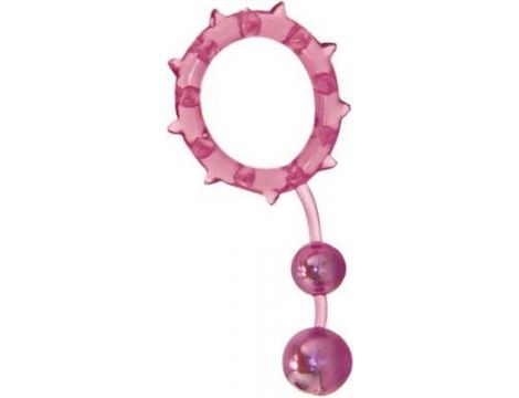 Pierścień- Ball Banger Cockring 2 Balls