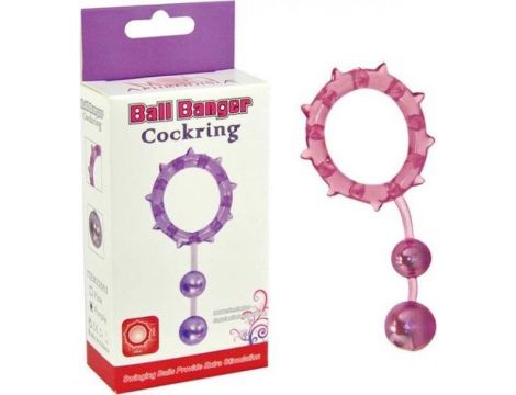 Pierścień- Ball Banger Cockring 2 Balls - 2