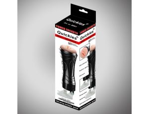 Quickies black wallmounted vibrating masturbator