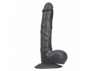 Rocket john 9,1 inch black  realistic  dildo  9,1  inch /  23 cm