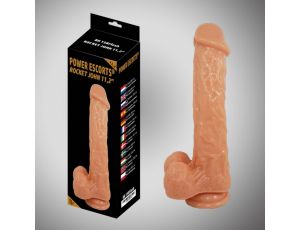 Rocket john flesh dildo 11,2 inch / 28,5 cm