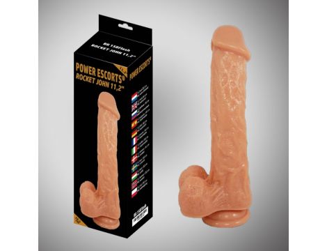 Rocket john flesh dildo 11,2 inch / 28,5 cm