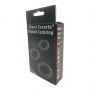 Power Escorts - BR186 - Ribbed Cockring - 3 Pack Cockring Set - 4