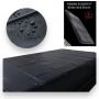 Power Escorts - BR190 - Kinky Bed Sheet Black - 160 x 227 CM - 2